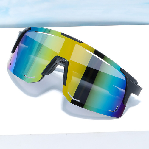 European and American style large frame slimming sunglasses outdoor mountain climbing sports riding goggles skiing ground women's European and American sun glasses 