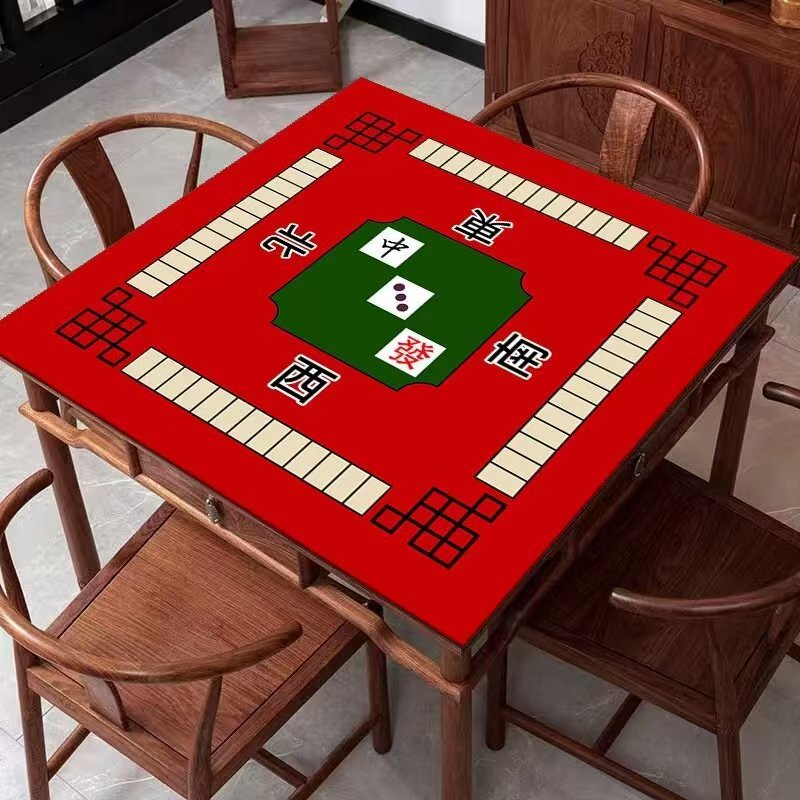 国潮硅藻泥桌垫麻将筹码桌垫娱乐棋牌室德州扑克加厚静音桌垫代发