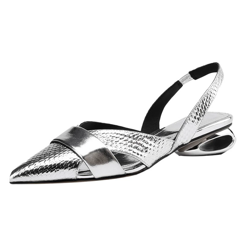 Сумка для обуви Ran Jie-Gupin Новая кожаная женская обувь 2023 Модные сандалии (+ Контактная информация для дома)