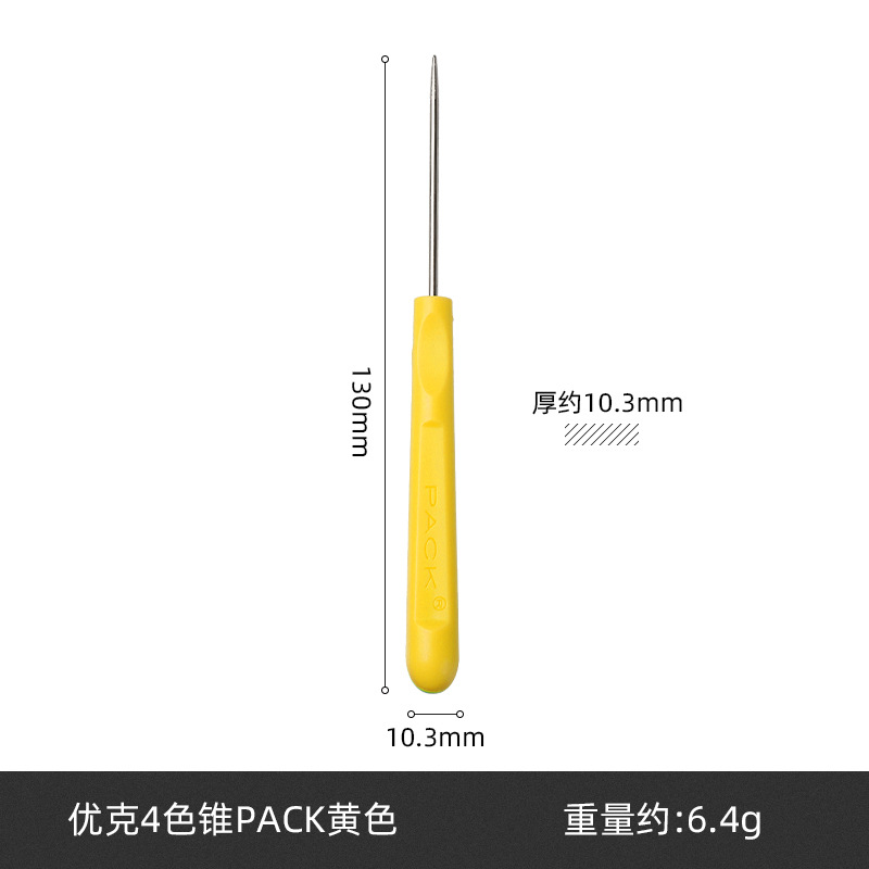 Nuevas herramientas de costura de cuero forma de calabaza mango de madera puncher herramientas hechas a mano en stock al por mayor