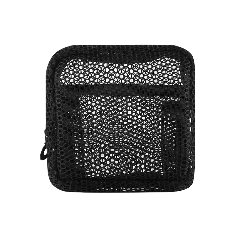 Travel Mesh Toiletry Bag Organiser With Partitioned Storage_voghion.com