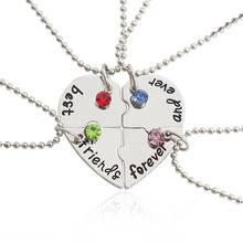 Best Friend 4 Piece Necklace Women Jewelry BFF Friendship P