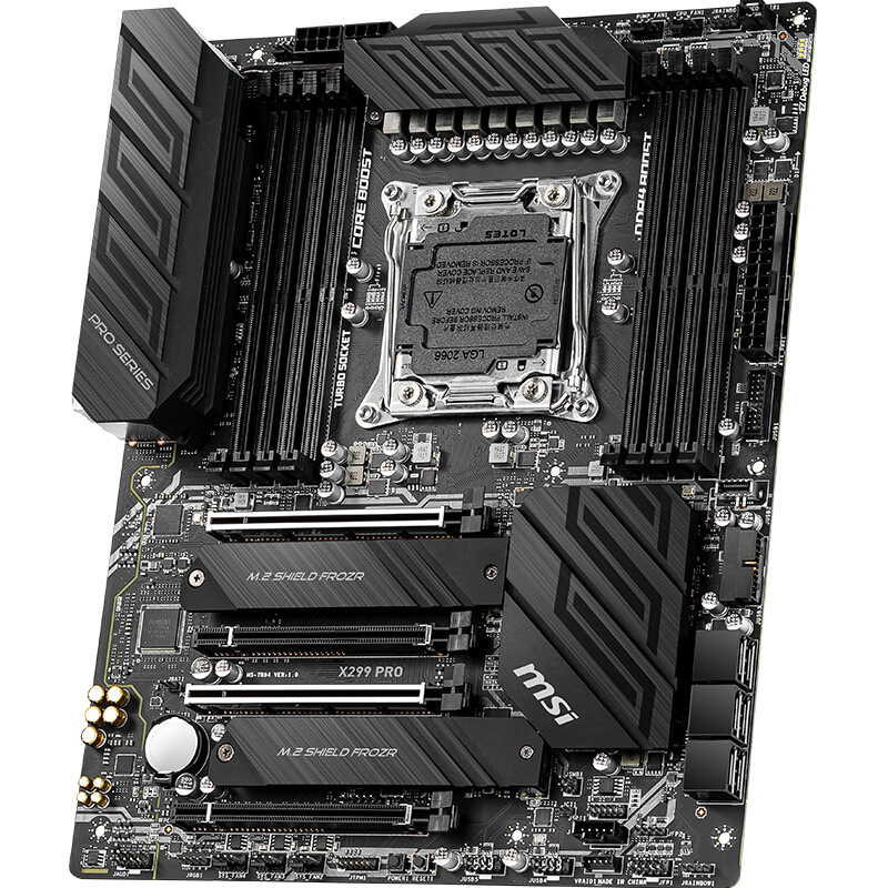 适用工作站 微星X299 PRO 主板（IntelX299/LGA 2066 ）发烧游戏