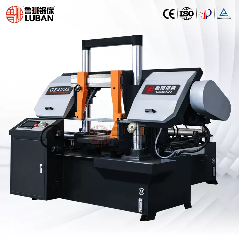 高效锯床GZ4235全自动下料金属带锯床卧式液压双立柱数控带锯床