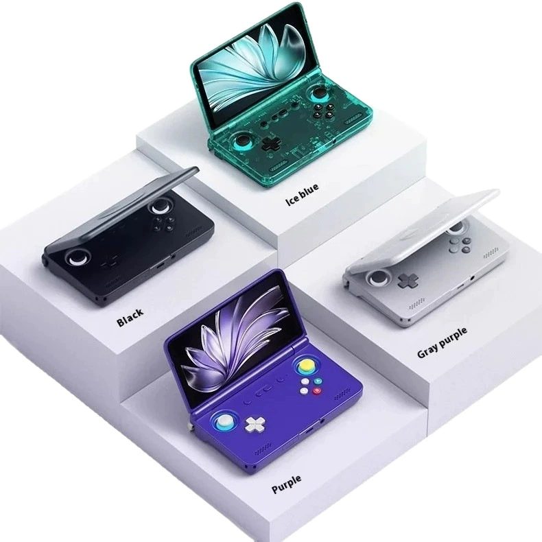 New Retroid Pocket Flip2 SD865 версия 5.5-дюймов OLED Flip Android портативная игровая консоль
