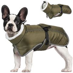 新型ペット服秋冬保温防水防寒服アマゾンペット犬綿服欧米犬用品