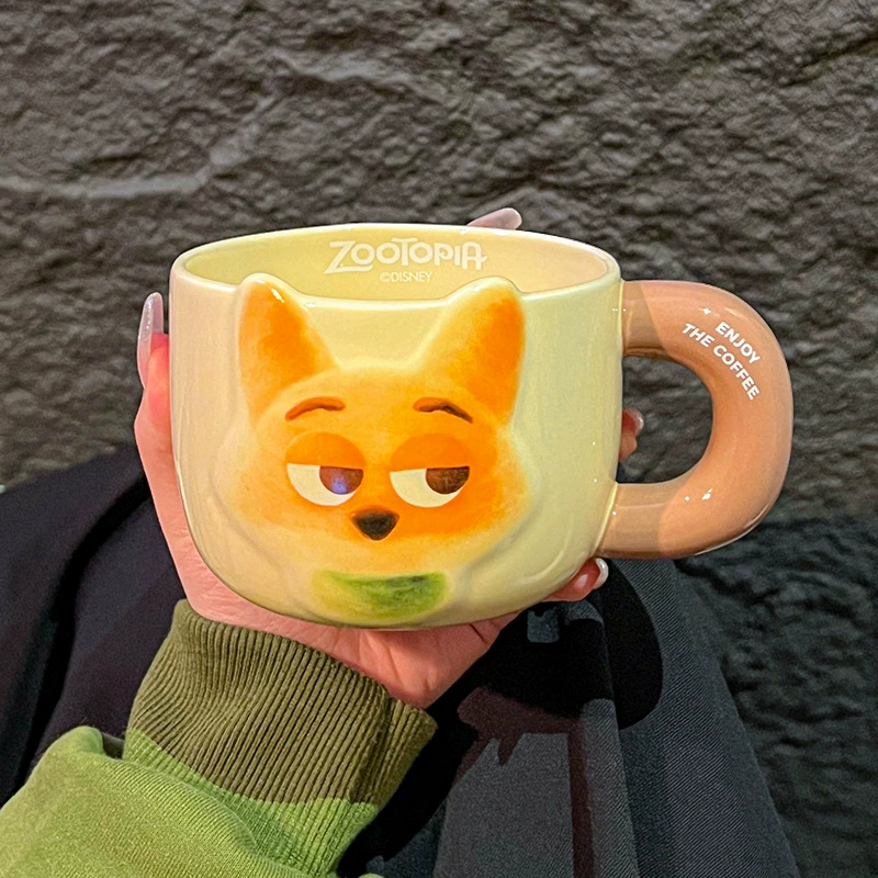 Кружка с мультяшным принтом (Zootopia), керамическая, в подарочной коробке, 500/650 мл