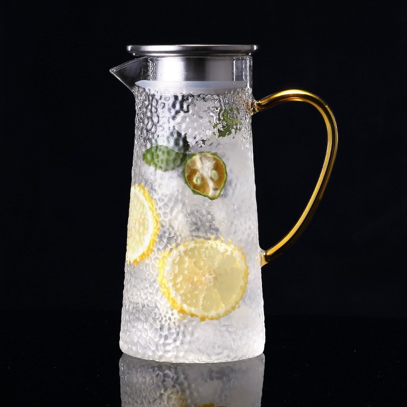 martillo japonés de alto boro tetera de vidrio tetera de té resistente al calor tetera de agua fría de gran capacidad tetera de jugo tetera de té doméstica