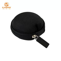 В наличии оптом EVA сумка для хранения наушников Bluetooth сумка для наушников круглая коробка для наушников EVA жесткий чехол сумка для хранения кабеля для передачи данных