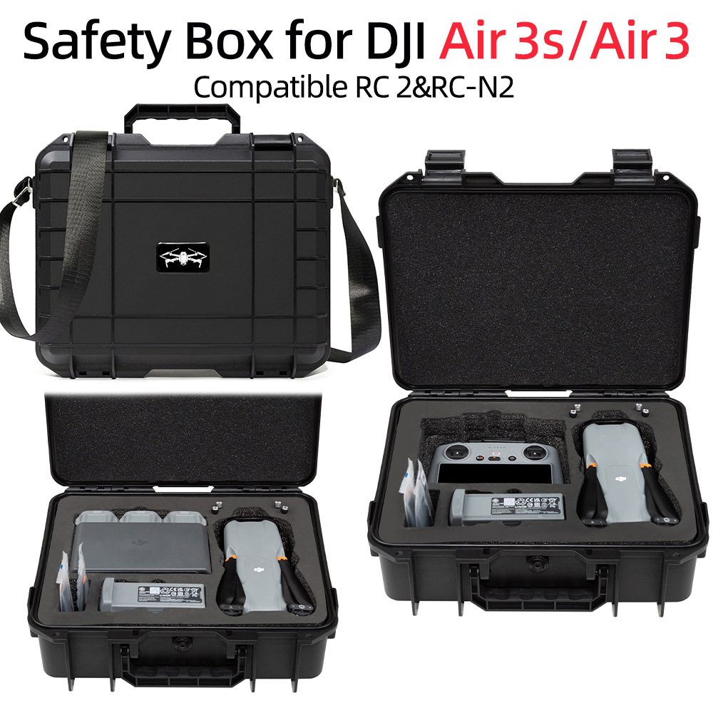 [Nuevo producto] Aplicable a DJI air 3s caja de almacenamiento air 3s caja a prueba de explosiones DJI air 3s caja de almacenamiento con pantalla