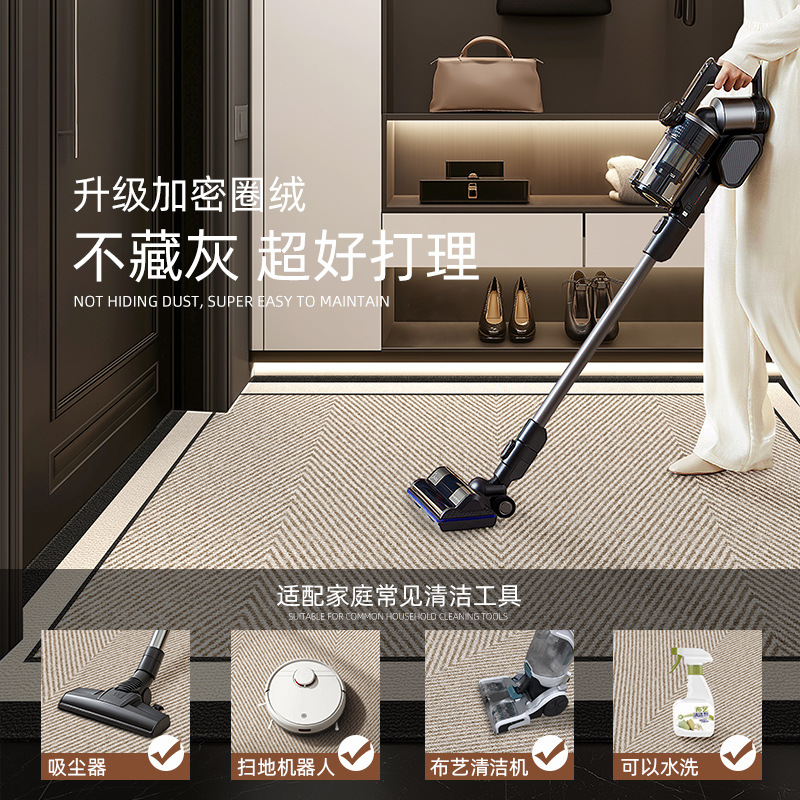 Alfombra de puerta de entrada alfombra de puerta de entrada alfombra de puerta de alta calidad alfombra de puerta doméstica portable de lujo ligero alfombra de pie alfombra de pie