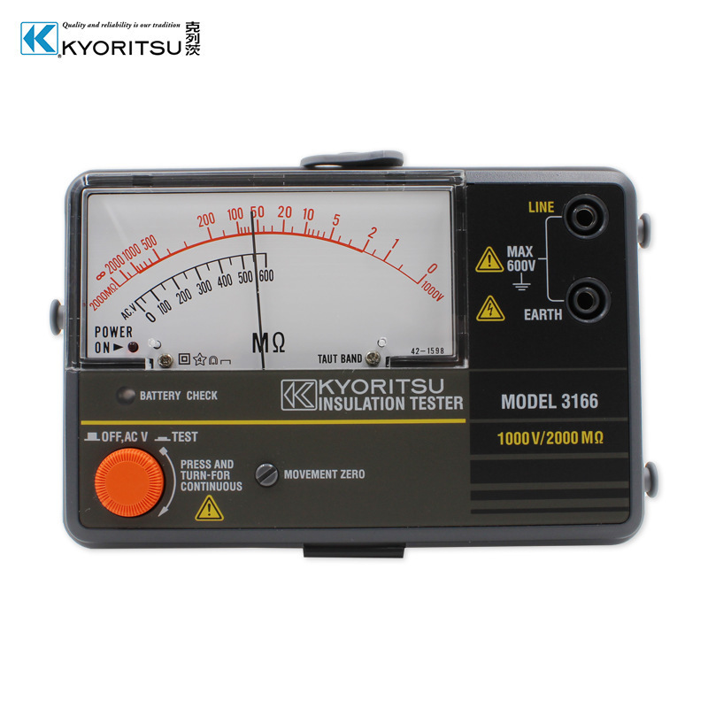 日本共立/克列茨（KYORITSU）MODEL3166绝缘电阻仪 1000V