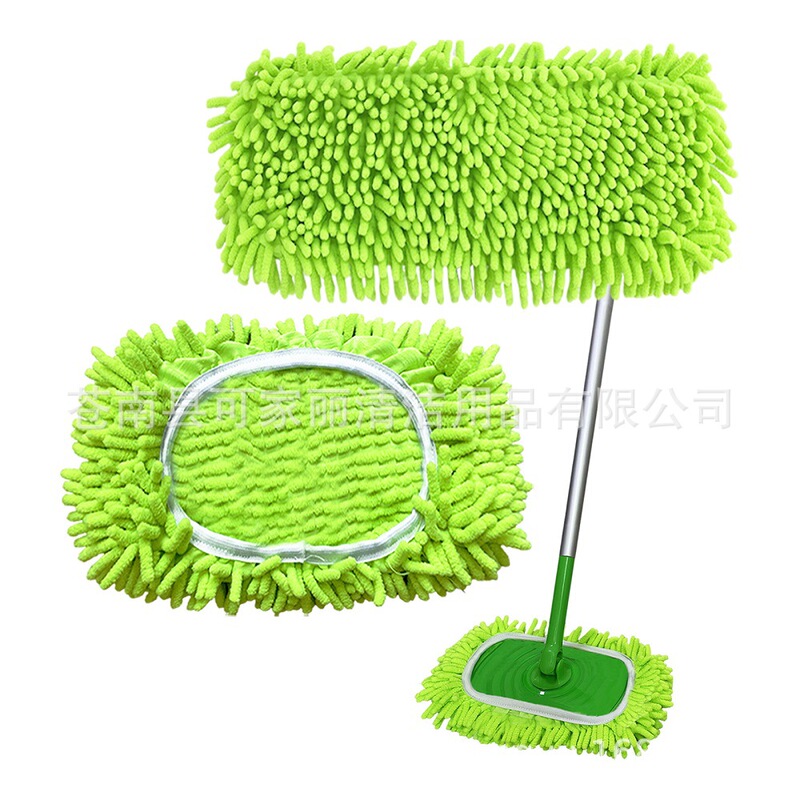 Suitable for Vileda/O-Cedar Swiffer Rotating Mop Replacement Head Chenille Wet and Dry Small Size