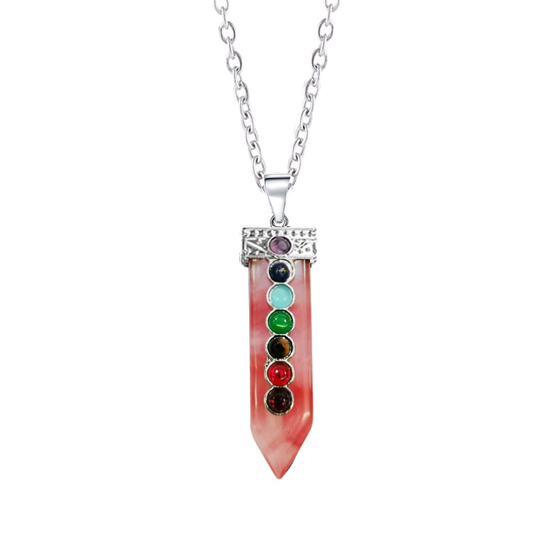 Retro Multicolor Crystal Natural Stone Gem Wholesale Necklace Pendant display picture 4