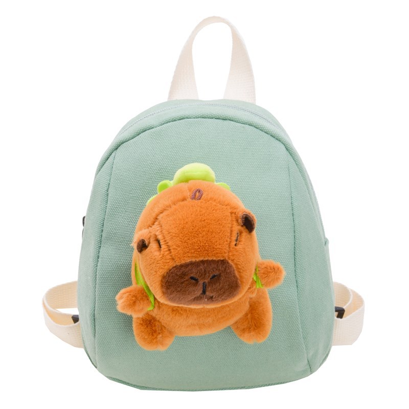 Jardín de infantes bebé viajar mochila pequeña lindo capibara mochila para niños y niñas nueva mochila mini para niños