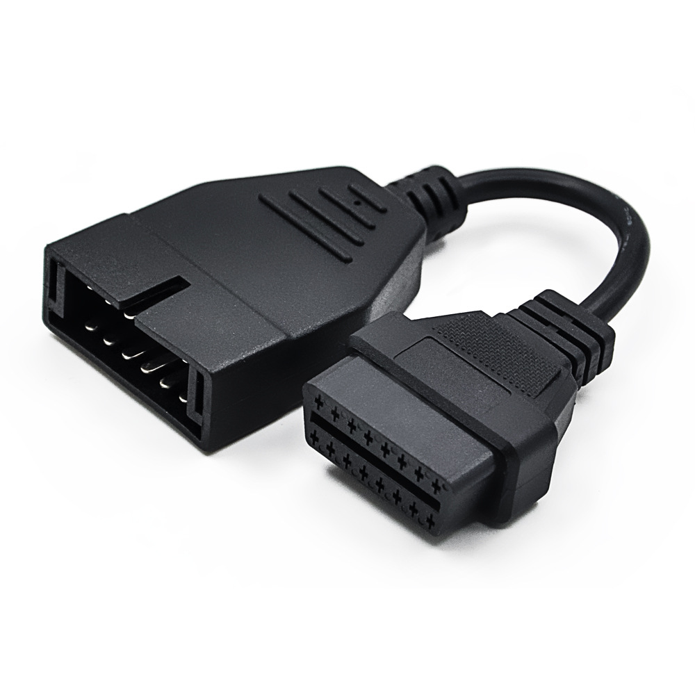 OBD2 Connector Adapter for G-M 12PIN to OBD2 16 PIN Female