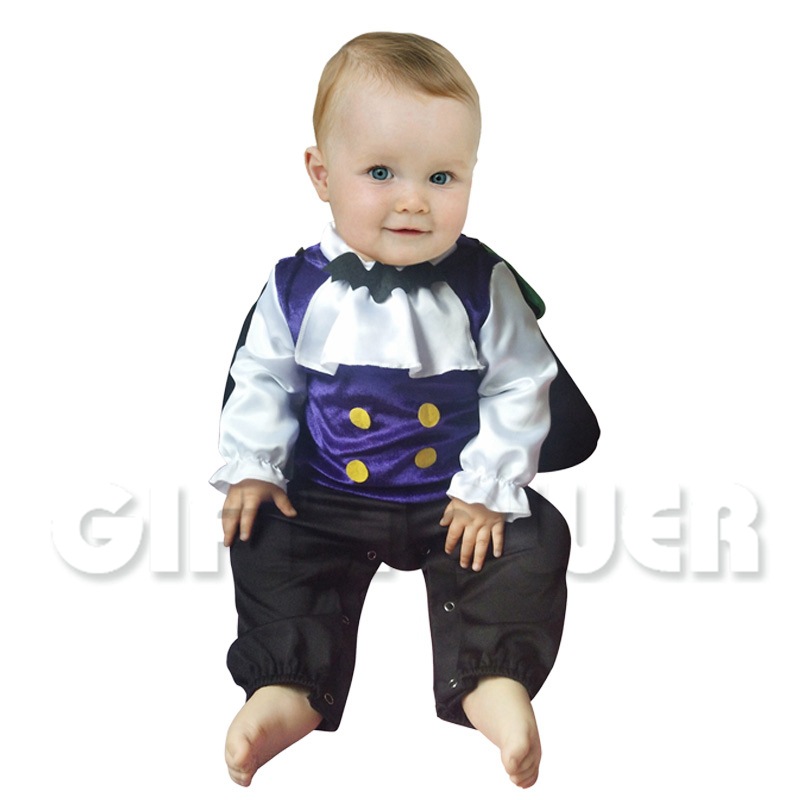 Hwan-woo's cute pirate little vampire Halloween playful children's costume, masquerade ball sleeping bag cosplay costume detail image 1