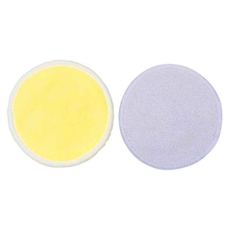 Removedor de maquillaje de terciopelo removedor de maquillaje de fibra de bambú removedor de maquillaje de algodón de bambú almohadilla de maquillaje removedor de maquillaje de algodón al por mayor