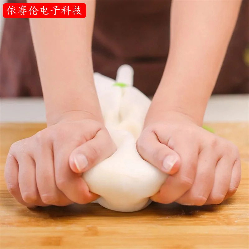 Silicone Kneading Bag, Food-Grade Dough Bag, Household Non-Stick Kneading Silicone Bag with Tie