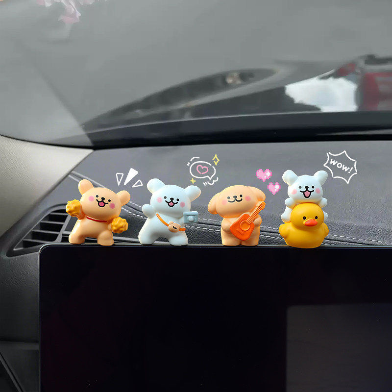 Line Drawing Puppy Temporary Parking Number Plate 2026 New Cartoon Cute Mobile Phone Number Plate for Moving Car