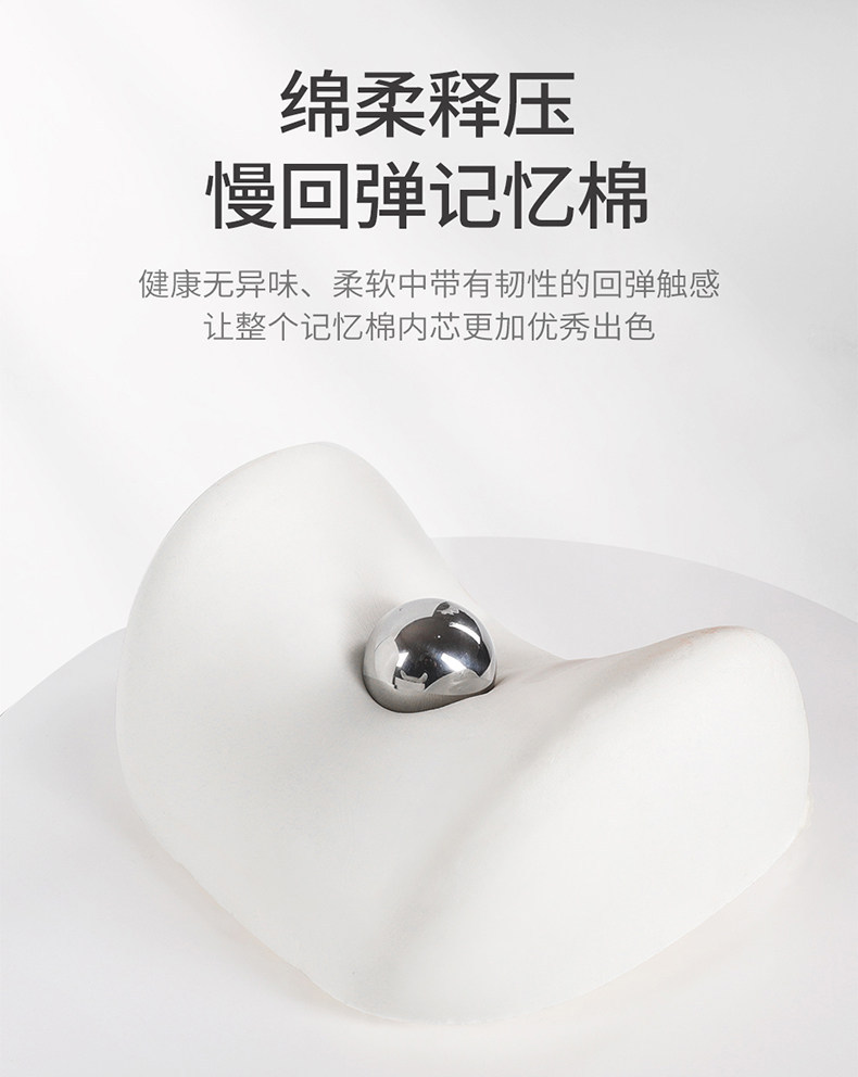 Car headrest, memory foam cushion for car, car seat pillow, seat lumbar support cushion