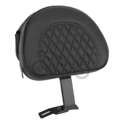 Motorcycle cushion | Backrest 07-18 - little-grid-black-rod