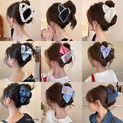 韓国三角グリッパー女性のハイエンド 2025 新しいヘアサメクリップフル後頭部ヘアピンヘアアクセサリー