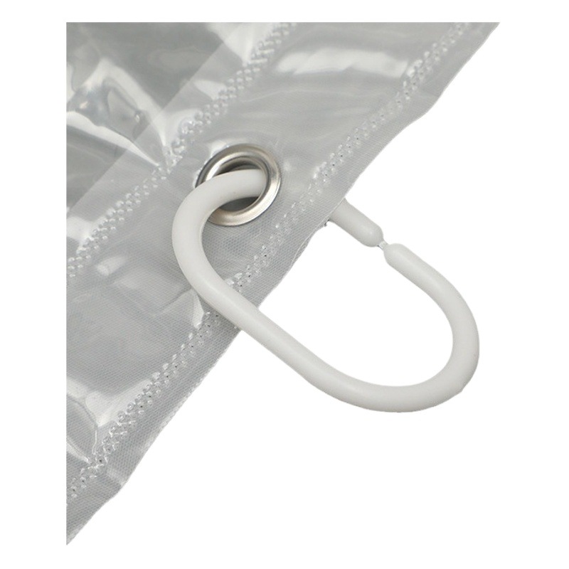3g 5g Peva Transparent Shower Curtain Cross-Border E-Commerce Amazon Aliexpress Transparent Transparent Toilet Partition Shower Curtain