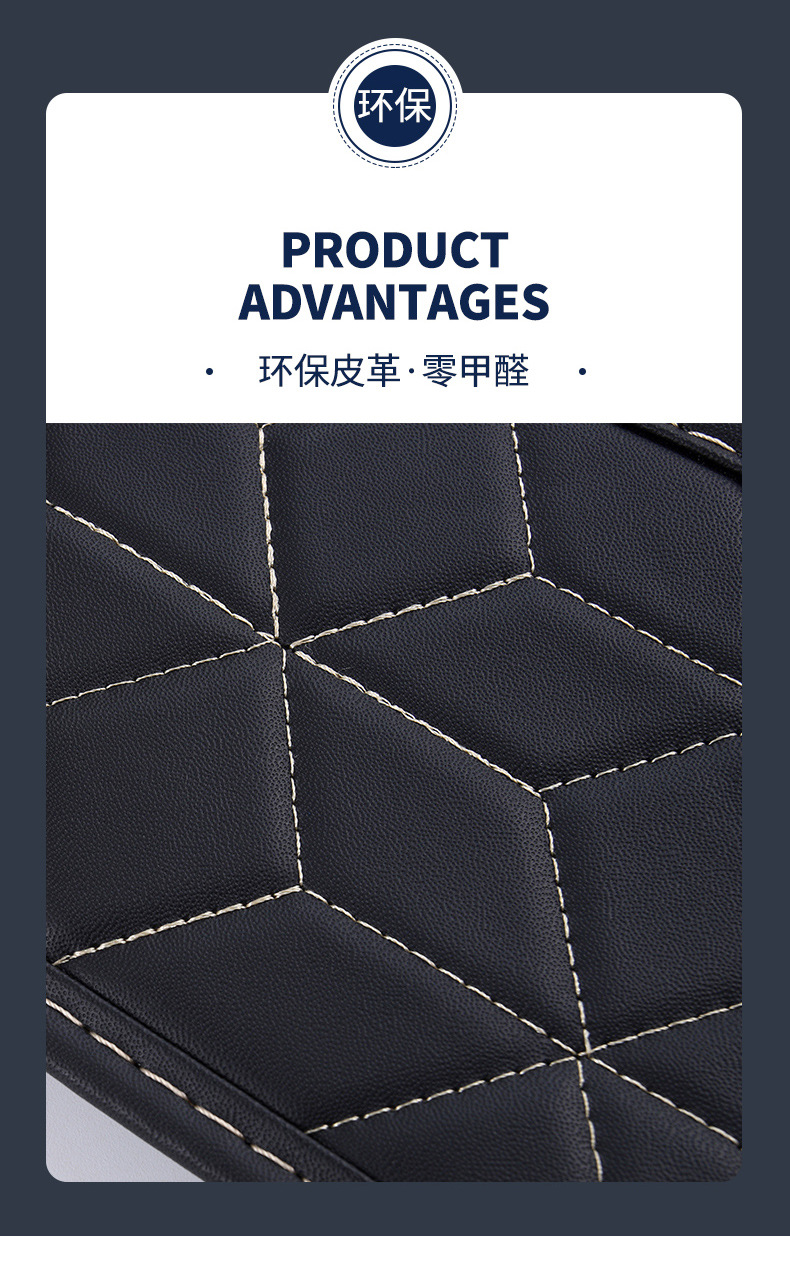 Car Anti-Kick Pad Newly Upgraded Seat Back Storage Bag Car Kidsren's Seat Back Hanging Bag Storage Box Car Supplies