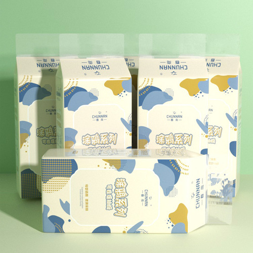 Spring South Wall-mounted Tissue Paper 1280 Sheets, Suspension Napkin Paper for Bathroom Toilet Paper, Natural Wood Pulp 4-Ply