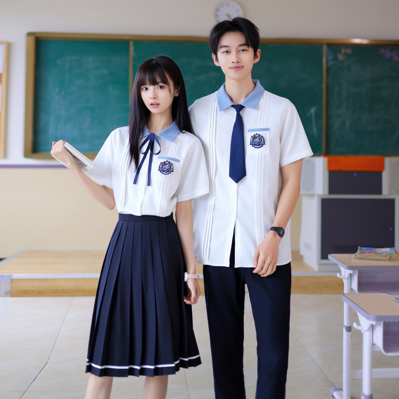 College-Style Class Uniforms, Summer Chorus Recital Costumes, Graduation Season Sports Meeting Uniforms, Junior High and High School Student Uniforms Set