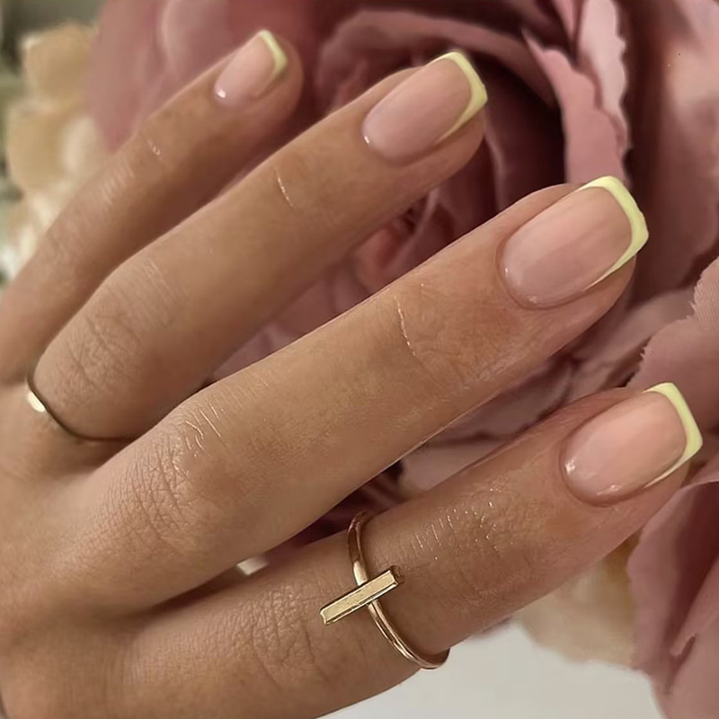 Pure desire French style white simple home style fake nail European Square foreign trade nail beauty piece Sweet fake nail nail beauty piece Pure desire French style white simple home style fake nail European Square foreign trade nail beauty piece Sweet fake nail nail beauty piece