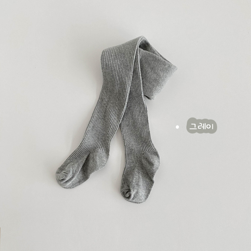 1385 pantimedias para niños al por mayor de Primavera de color sólido de doble aguja de los niños leggings de algodón tira de los NIÑOS Calcetines de baile