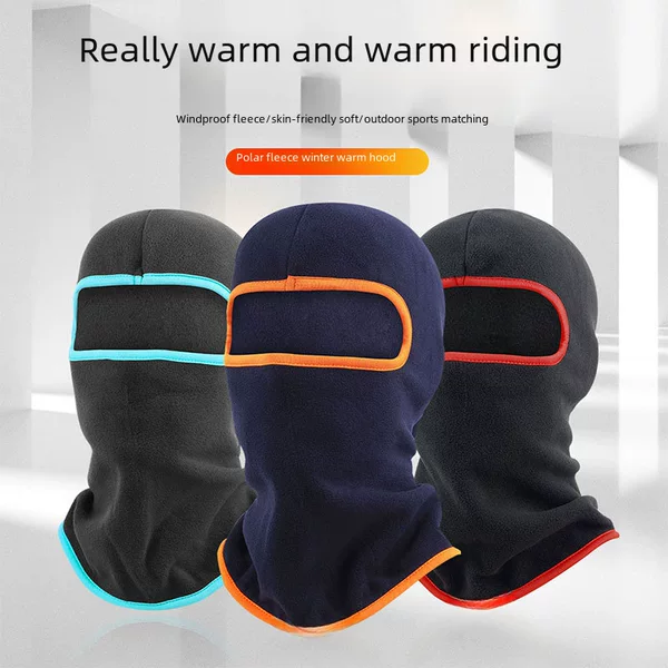 Ruidong fleece outdoor winter riding polar fleece ski motorcycle bicycle windproof warm face hat