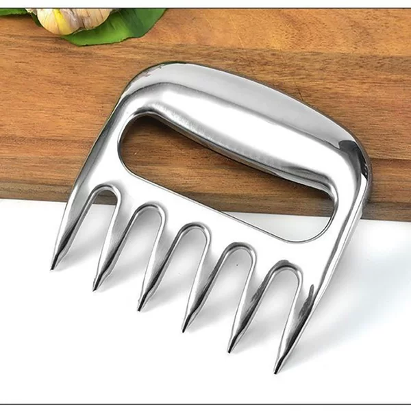 All Stainless Steel Bear Claw Separator Claw Slicer Fork Meat Separator Barbecue Bbq Meat Tearing Tool Multifunctional