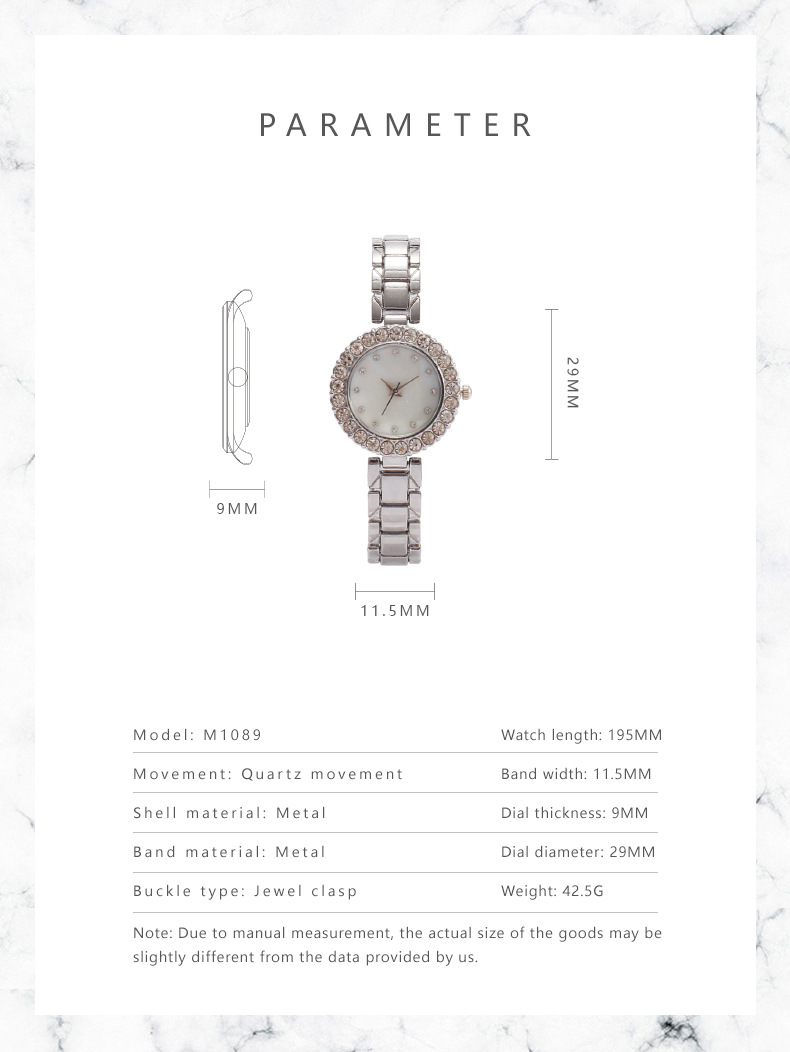 55g Weight Tempered Glass Mirror Material Alloy Strap Material Watch Classification Pointer Display Type Jewelry Buckle Buckle Style Round Dial Shape Daily Occasion Quartz Movement Geometric Pattern All Seasons Season Women's Gender Simple Style Style Simple Style Geometric Jewelry Buckle Quartz Watch Women's Watches 13