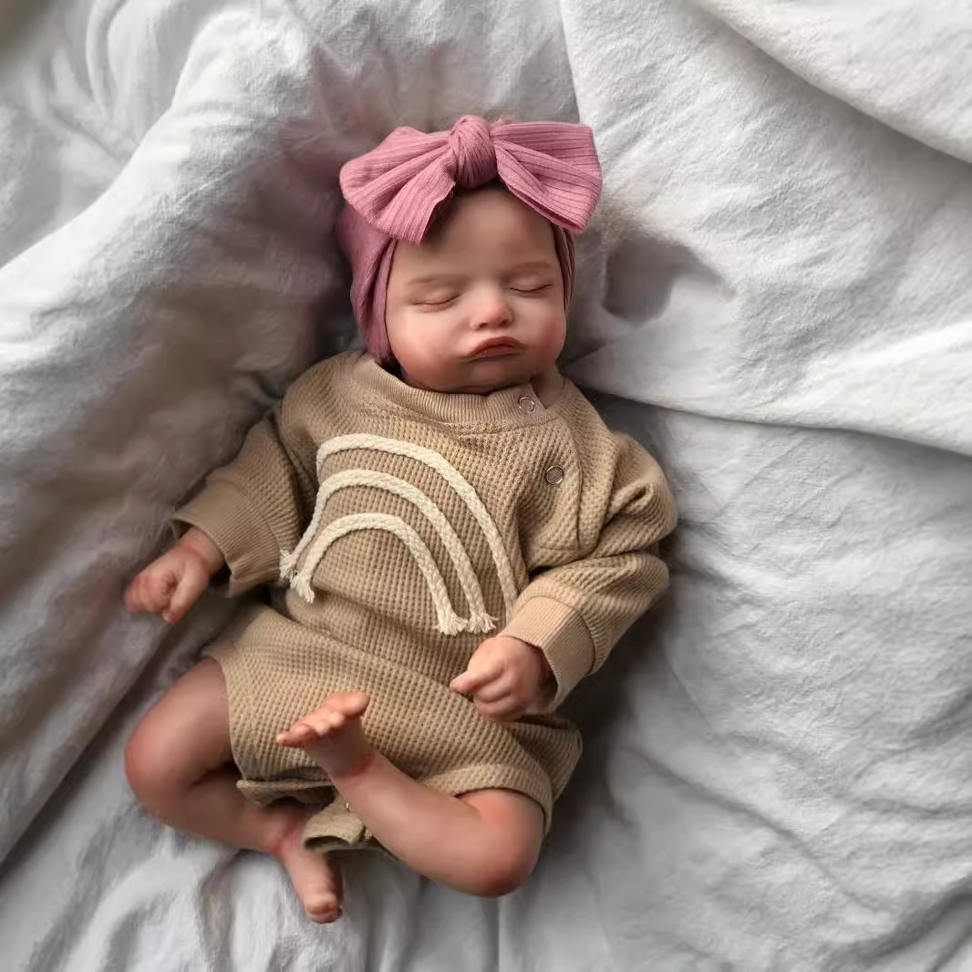 49cm simulación bebé renacido muñeca Rosalie transfronterizo e-commerce suministro de una sola pieza entrega Amazon