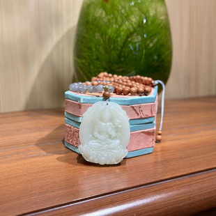 Jin Yutang Xinjiang Hetian Jade Guanyin Gentle and Delicate with Cost-effective Seiko Carving