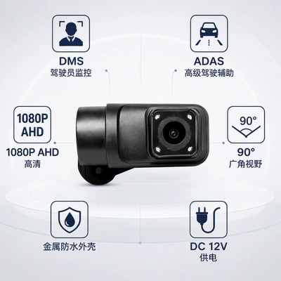 Vehicle camera high-definition, wide-angle, night vision, ADAS