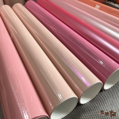 electric motorcycle ultra-bright crystal pink Auto Color Change Film
