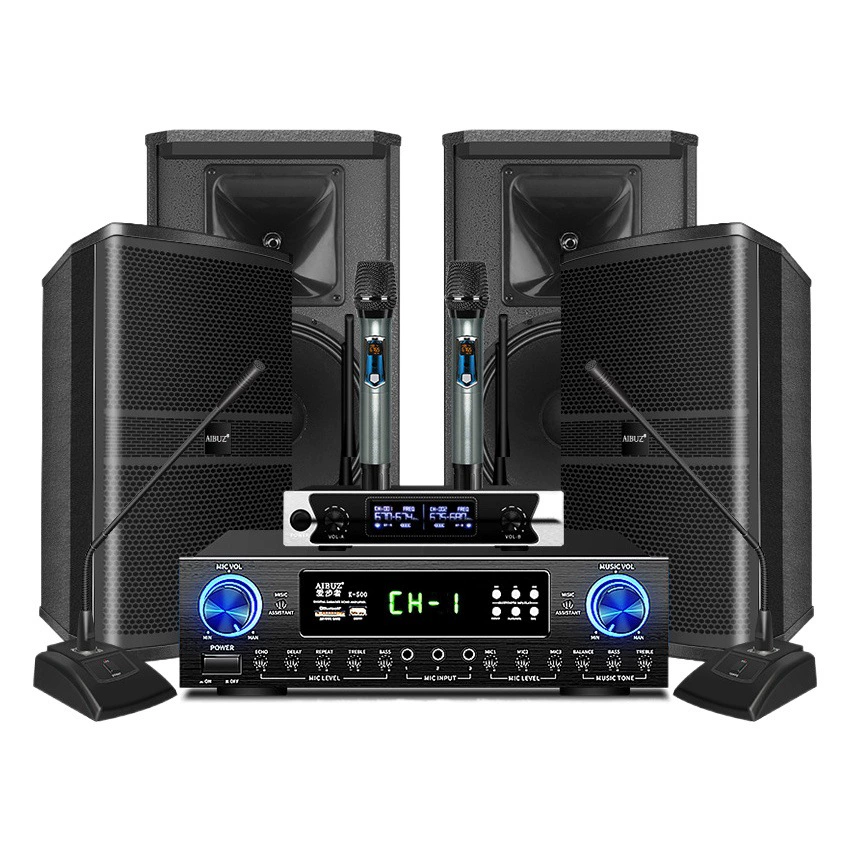 Аудиосистема конференц-зала K Song Entertainment Shop Ресторан Танцевальная комната Настенный динамик Речи Тренинг Отель Аудио