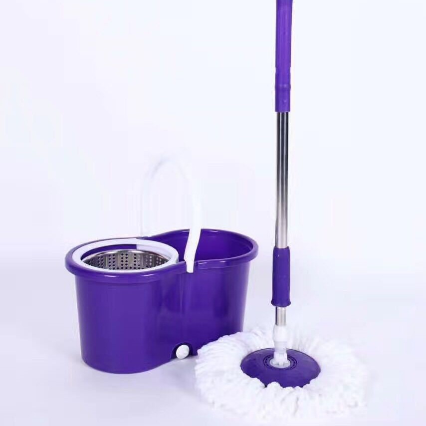 Fuente transfronteriza barril en forma de ocho para uso doméstico sin lavado a mano conjunto de barril de trapeador giratorio de doble uso conjunto de barril de trapeador seco y húmedo