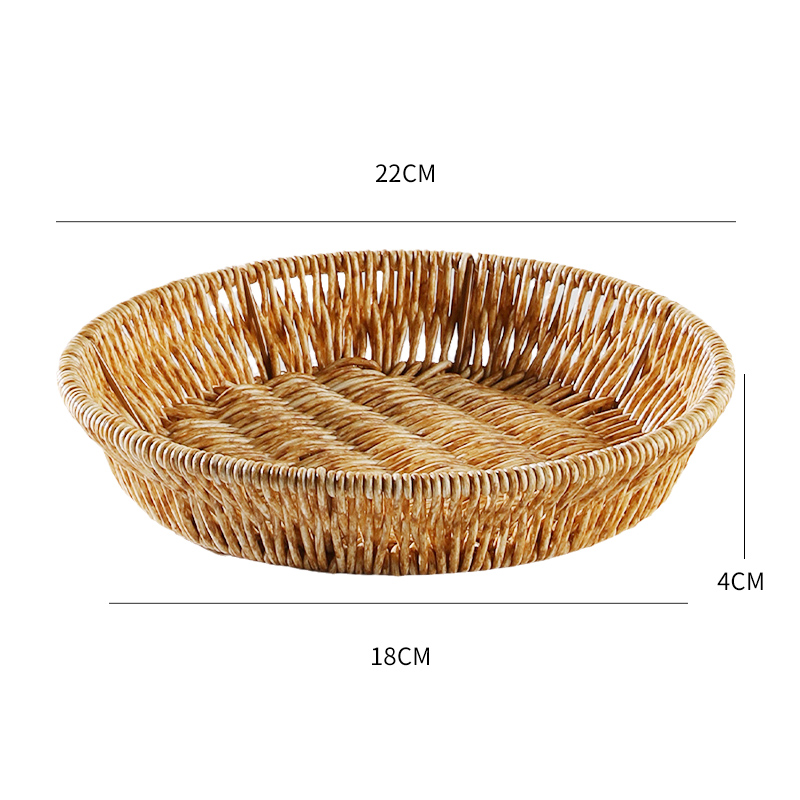Kens Nórdico de frutas platos de comedor sala de estar mesa de té en el hogar canasta de bocadillos en línea ins canasta de bocadillos imitación de藤 nuevo