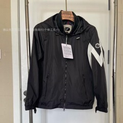 2025 春と秋の新ファッションブランド Mengjia 高バージョンフード付きウインドブレーカーファッション防水薄型ジャケット