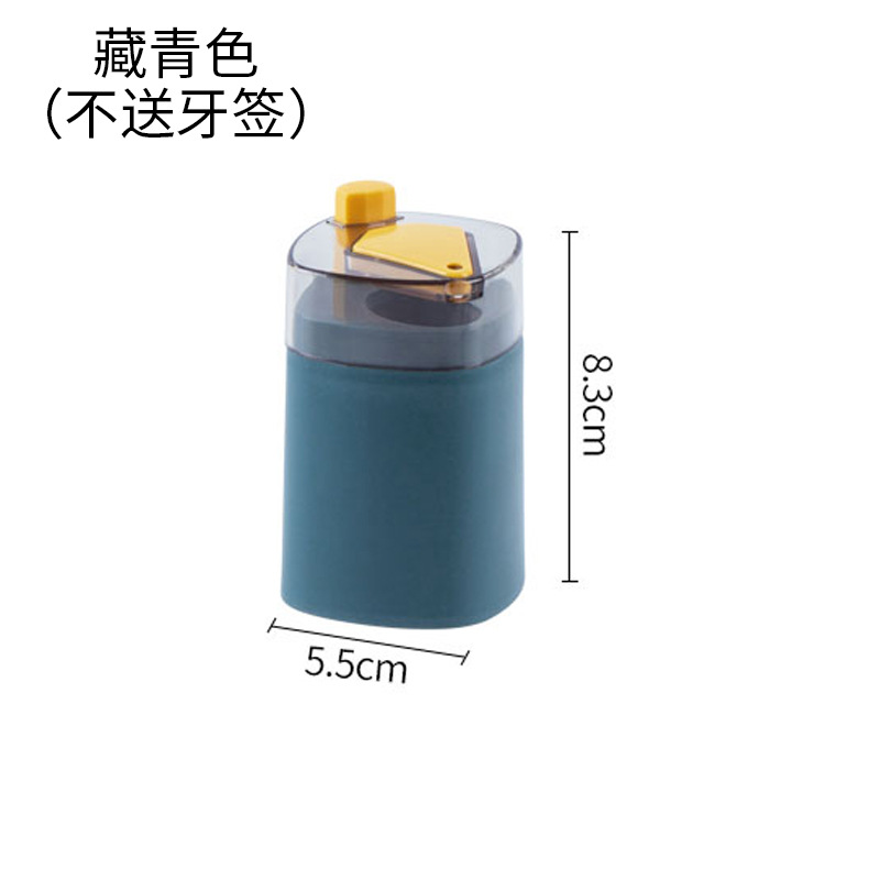 Cubo palillo de dientes titular plástico trigo palillo paja transparente automático puede creativo caja prensa publicidad