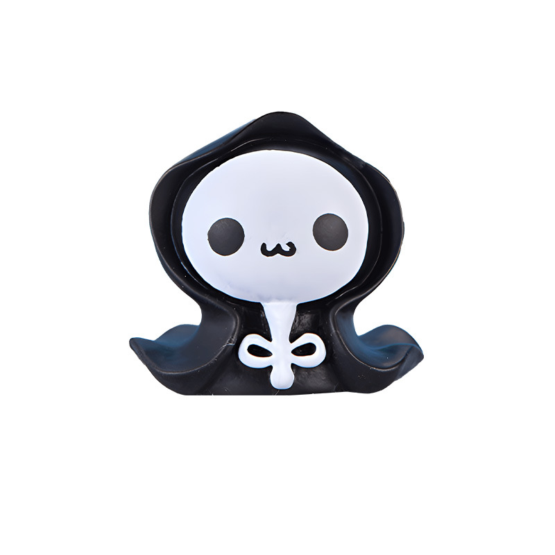 Nuevas decoraciones de Halloween transfronterizas: calabaza fantasma, lápiz de tumba con forma de murciélago vampiro, micro-paisaje de resina con sombrero mágico y calavera.