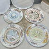 10 inch plate stars and moon
