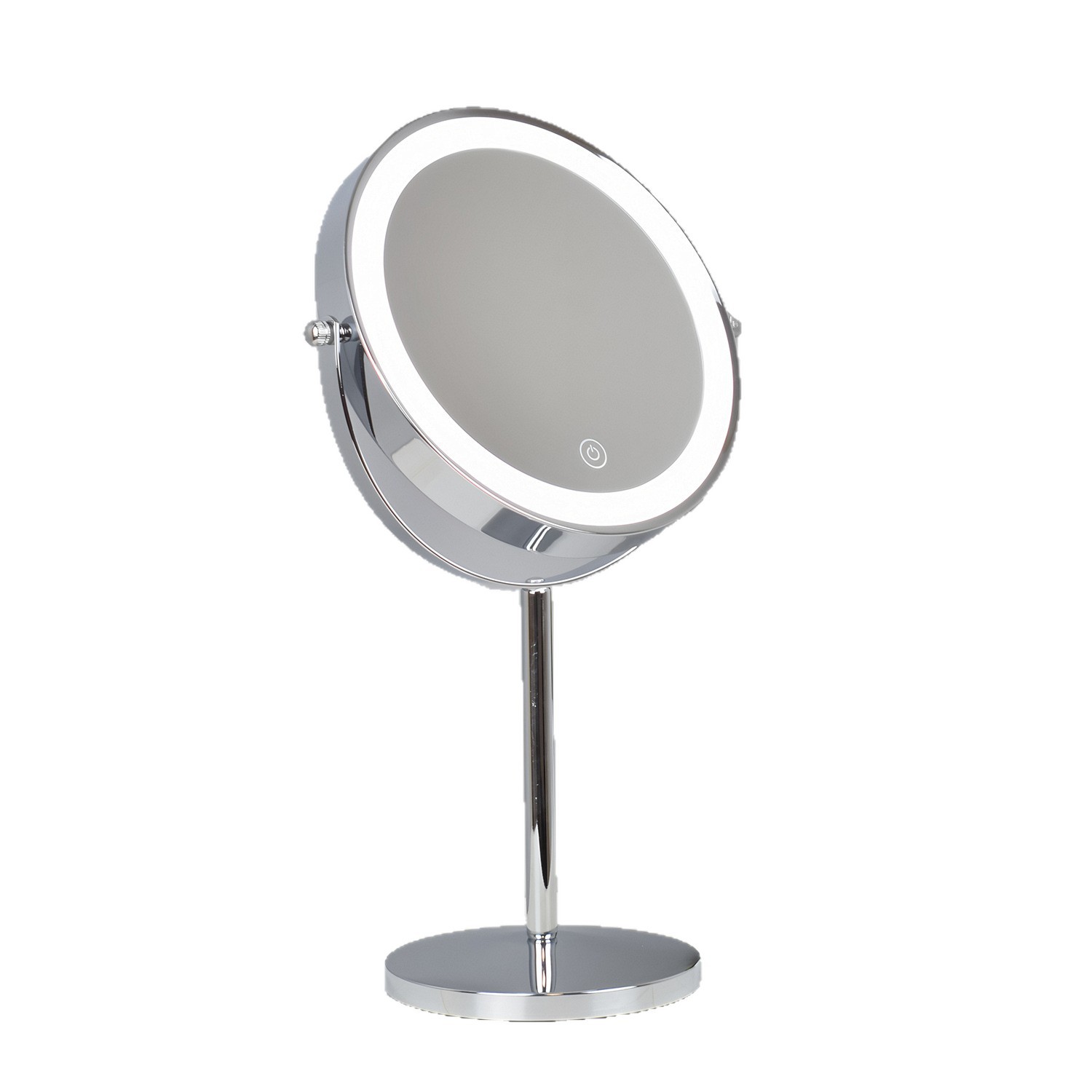 8-pulgadas de maquillaje espejo con luz LED de escritorio de doble cara de luz de relleno de escritorio Espejo de Belleza HD ampliada Europea espejo