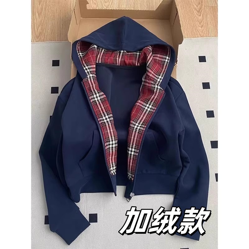 即墨卫衣连帽外套女秋2025新款爆款女装韩系早秋穿搭休闲显瘦上衣|undefined