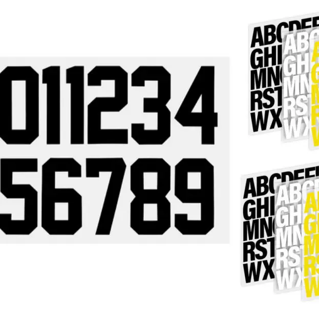 跨境字母烫画创意字母符号烫画贴热转印烫画字母数字diy服饰个性